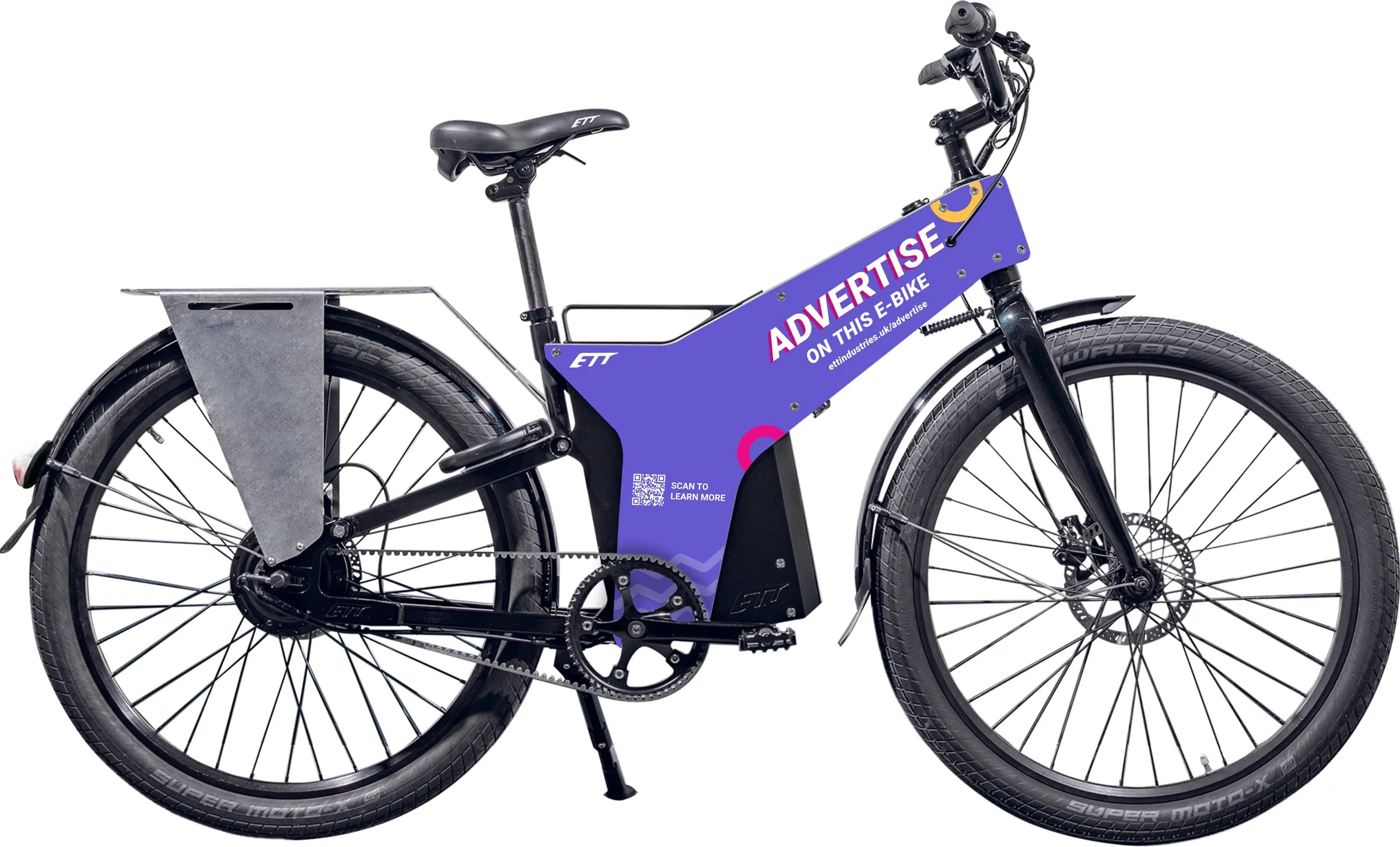 ETT Trayser 2.0 with an advertising side panel